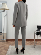 Conjunto Monaco – Blazer Cruzado con Pantalón de Traje