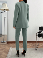 Conjunto Monaco – Blazer Cruzado con Pantalón de Traje