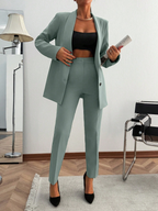 Conjunto Monaco – Blazer Cruzado con Pantalón de Traje