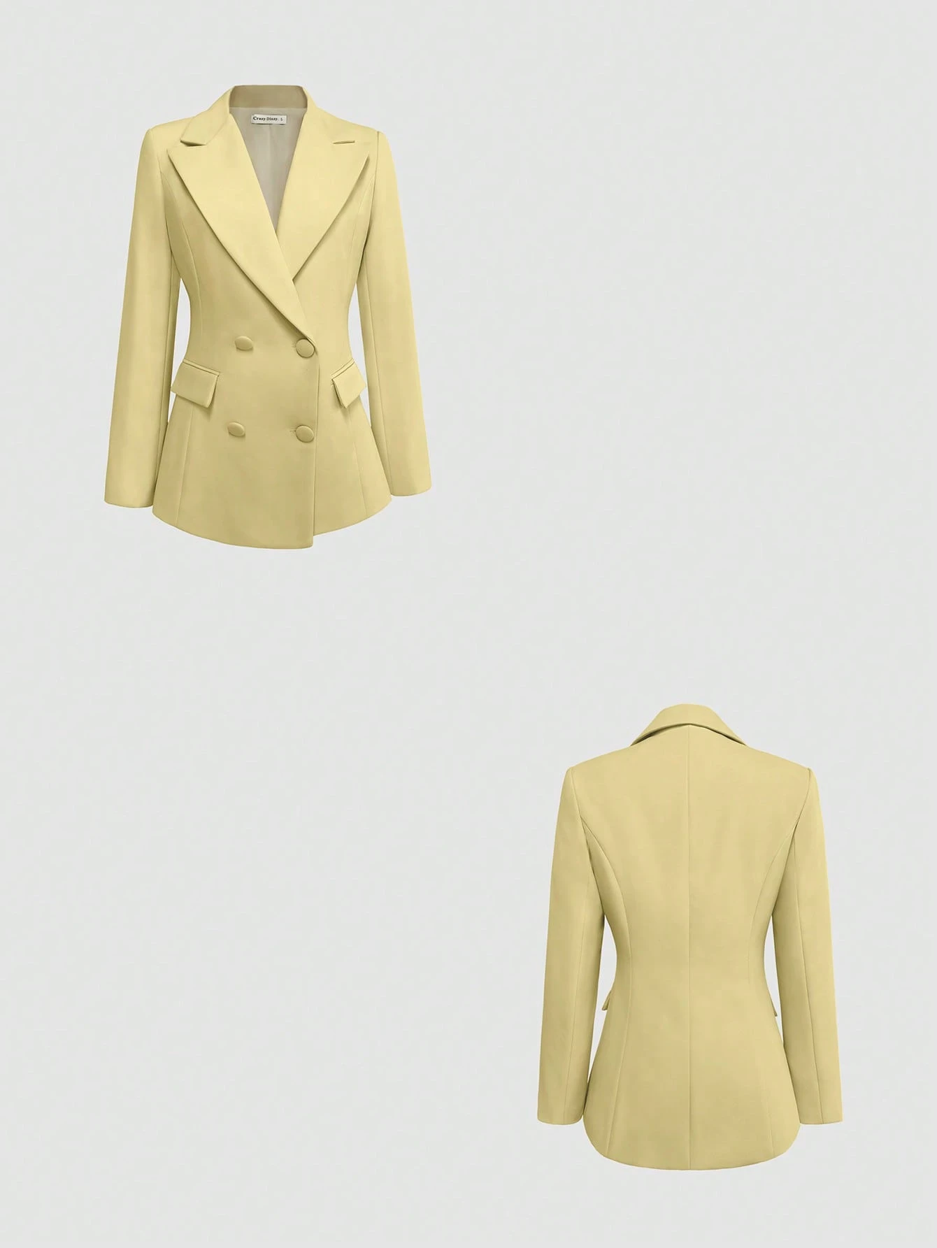 Set Lumière – Blazer, Top Cuello Alto y Pantalón Pierna Ancha