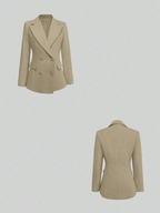 Set Lumière – Blazer, Top Cuello Alto y Pantalón Pierna Ancha
