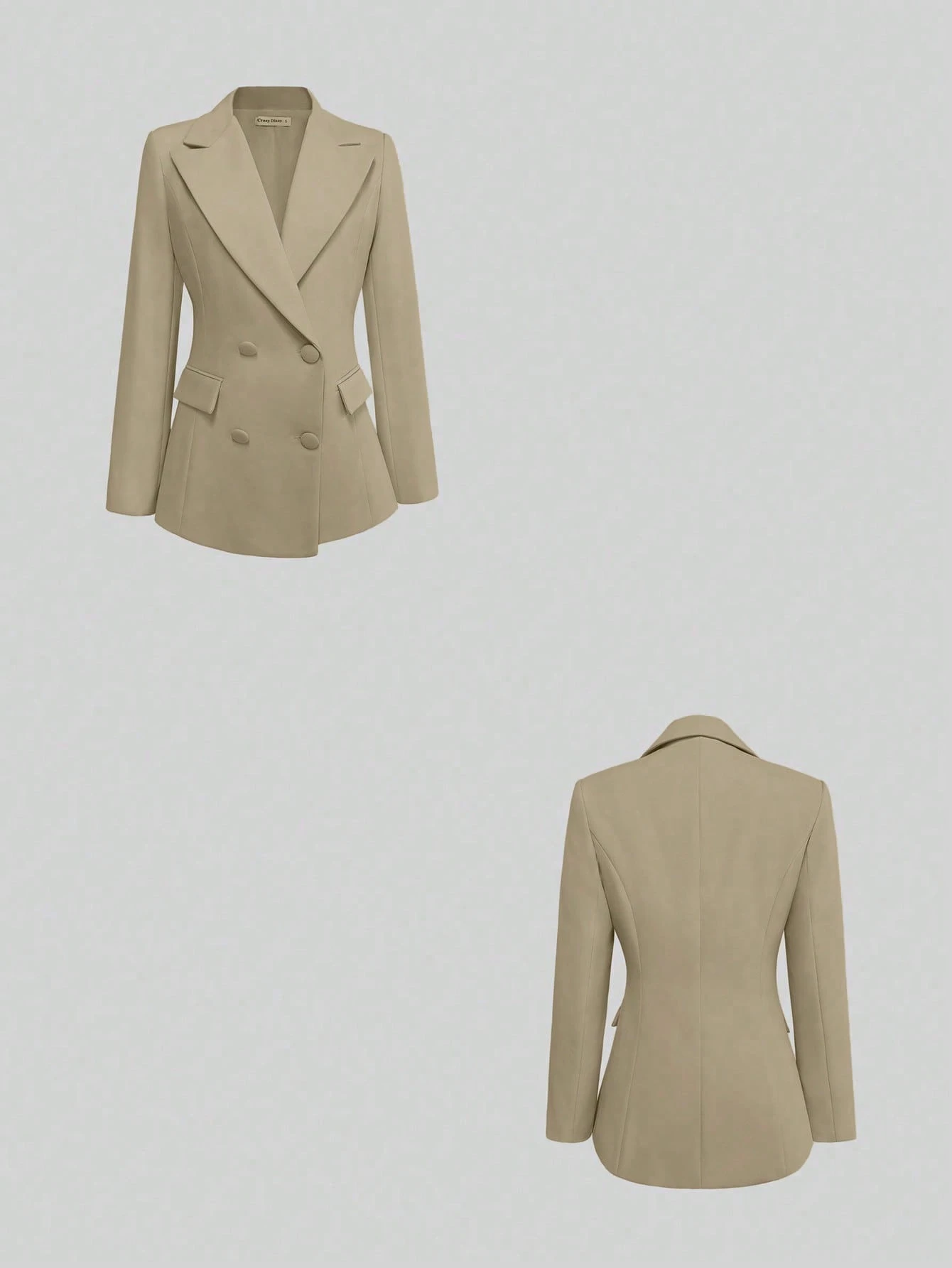Set Lumière – Blazer, Top Cuello Alto y Pantalón Pierna Ancha