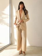 Conjunto Victoria – Blazer Doble Botonadura con Pantalón Pierna Ancha