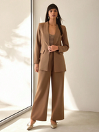 Conjunto Victoria – Blazer Doble Botonadura con Pantalón Pierna Ancha