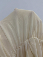 Vestido Mykonos Cutout – One Shoulder Mini Fruncido