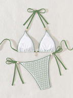 Bikini Capri Encaje – Crochet Triangular con Herrajes
