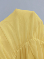 Vestido Mykonos Cutout – One Shoulder Mini Fruncido