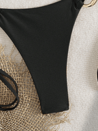 Bikini Cadena – Top con Aro y Calzoneta con Lazos Laterales - MARYLUS