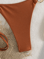 Bikini Cadena – Top con Aro y Calzoneta con Lazos Laterales - MARYLUS