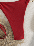 Bikini Cadena – Top con Aro y Calzoneta con Lazos Laterales - MARYLUS