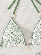 Bikini Capri Encaje – Crochet Triangular con Herrajes - MARYLUS