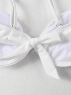 Bikini Ébano – Push Up con Cuentas Geométricas - MARYLUS