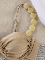 Bikini Ébano – Push Up con Cuentas Geométricas - MARYLUS
