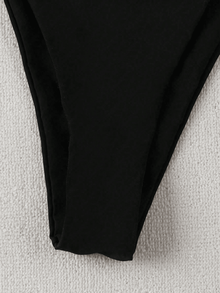 Bikini Ébano – Push Up con Cuentas Geométricas - MARYLUS