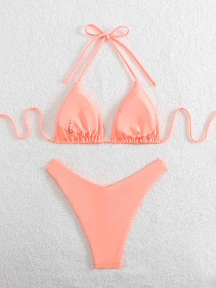 Bikini Malibu – Top Triangular Halter con Cordón Ajustable - MARYLUS