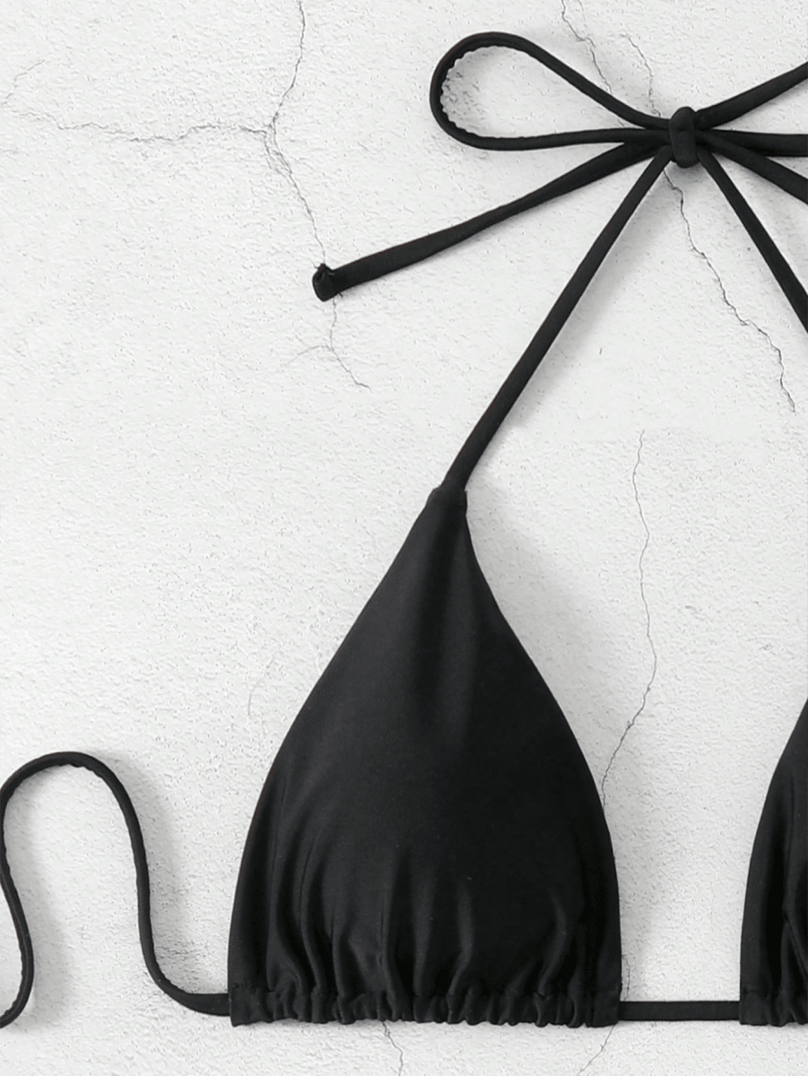 Bikini Malibu – Top Triangular Halter con Cordón Ajustable - MARYLUS