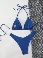 Bikini Malibu – Top Triangular Halter con Cordón Ajustable - MARYLUS