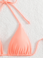 Bikini Malibu – Top Triangular Halter con Cordón Ajustable - MARYLUS