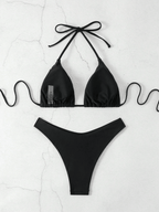 Bikini Malibu – Top Triangular Halter con Cordón Ajustable - MARYLUS
