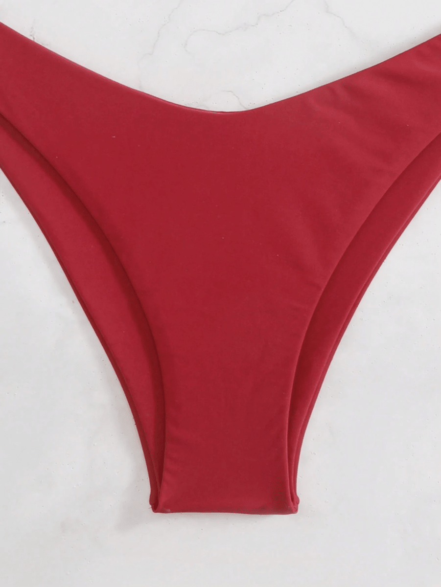 Bikini Malibu – Top Triangular Halter con Cordón Ajustable - MARYLUS