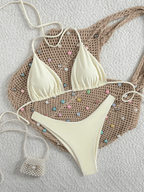 Bikini Malibu – Top Triangular Halter con Cordón Ajustable - MARYLUS