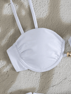 Bikini Rubí – Top con Aro y Detalle Dorado - MARYLUS