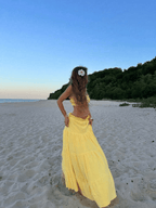 Conjunto Bohème – Top Bandeau y Falda Maxi - MARYLUS