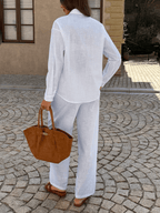 Conjunto Casual de Algodón Puro Dos Piezas - MARYLUS