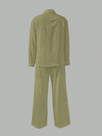Conjunto Giorgia Elegant – Blusa Hombros Caídos y Pantalón Ancho - MARYLUS