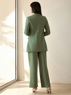Conjunto Victoria – Blazer Doble Botonadura con Pantalón Pierna Ancha - MARYLUS