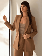 Conjunto Victoria – Blazer Doble Botonadura con Pantalón Pierna Ancha - MARYLUS