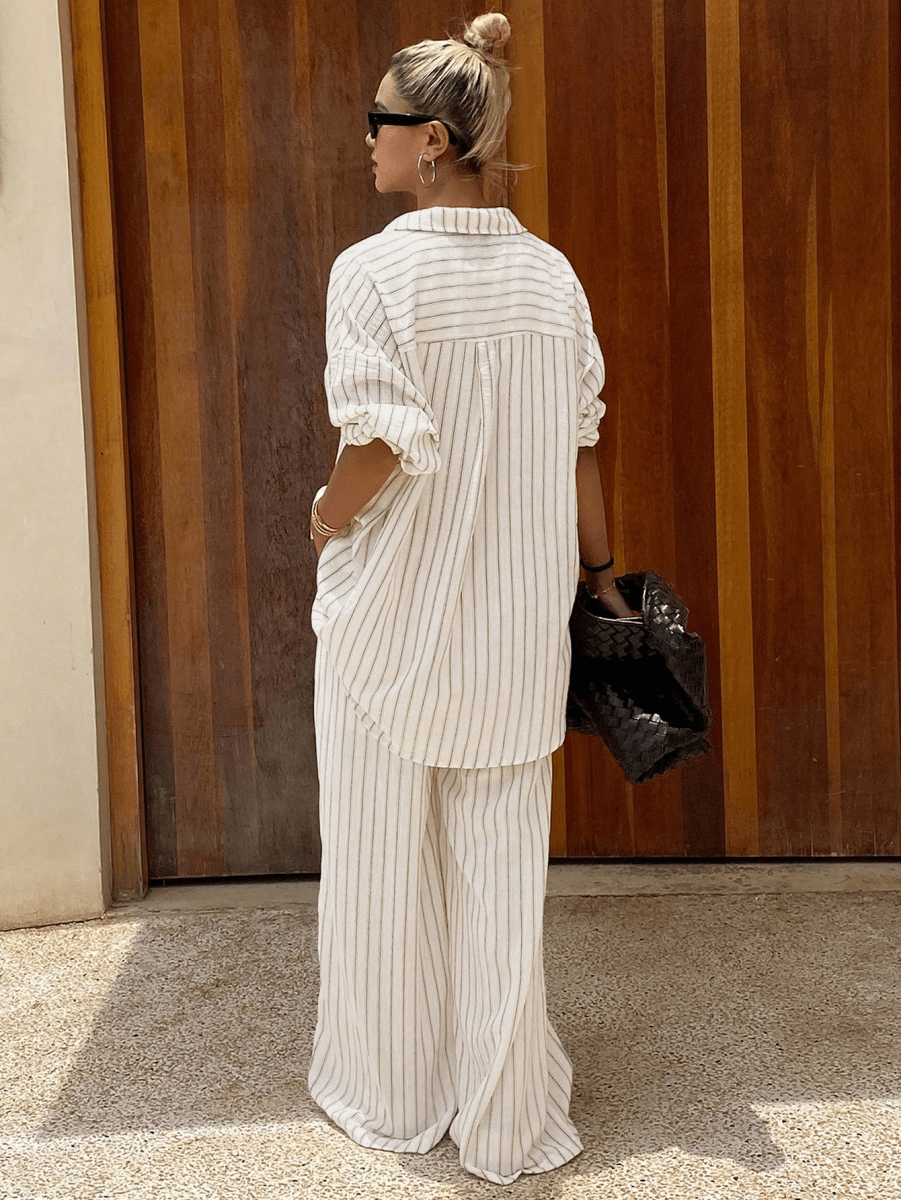Conjuntos Blusa Oversize y Pantalón Pierna Ancha - MARYLUS