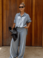Conjuntos Blusa Oversize y Pantalón Pierna Ancha - MARYLUS