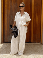 Conjuntos Blusa Oversize y Pantalón Pierna Ancha - MARYLUS