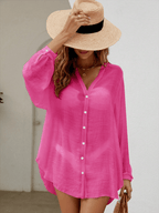 Kimono Brisa – Cuello V con Botones y Manga Larga - MARYLUS