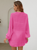 Kimono Brisa – Cuello V con Botones y Manga Larga - MARYLUS