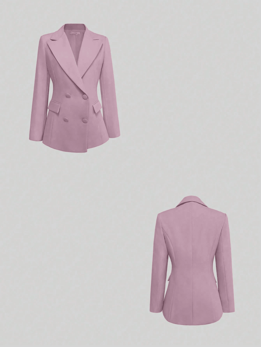 Set Lumière – Blazer, Top Cuello Alto y Pantalón Pierna Ancha - MARYLUS