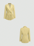 Set Lumière – Blazer, Top Cuello Alto y Pantalón Pierna Ancha - MARYLUS