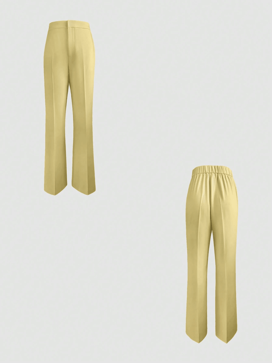 Set Lumière – Blazer, Top Cuello Alto y Pantalón Pierna Ancha - MARYLUS