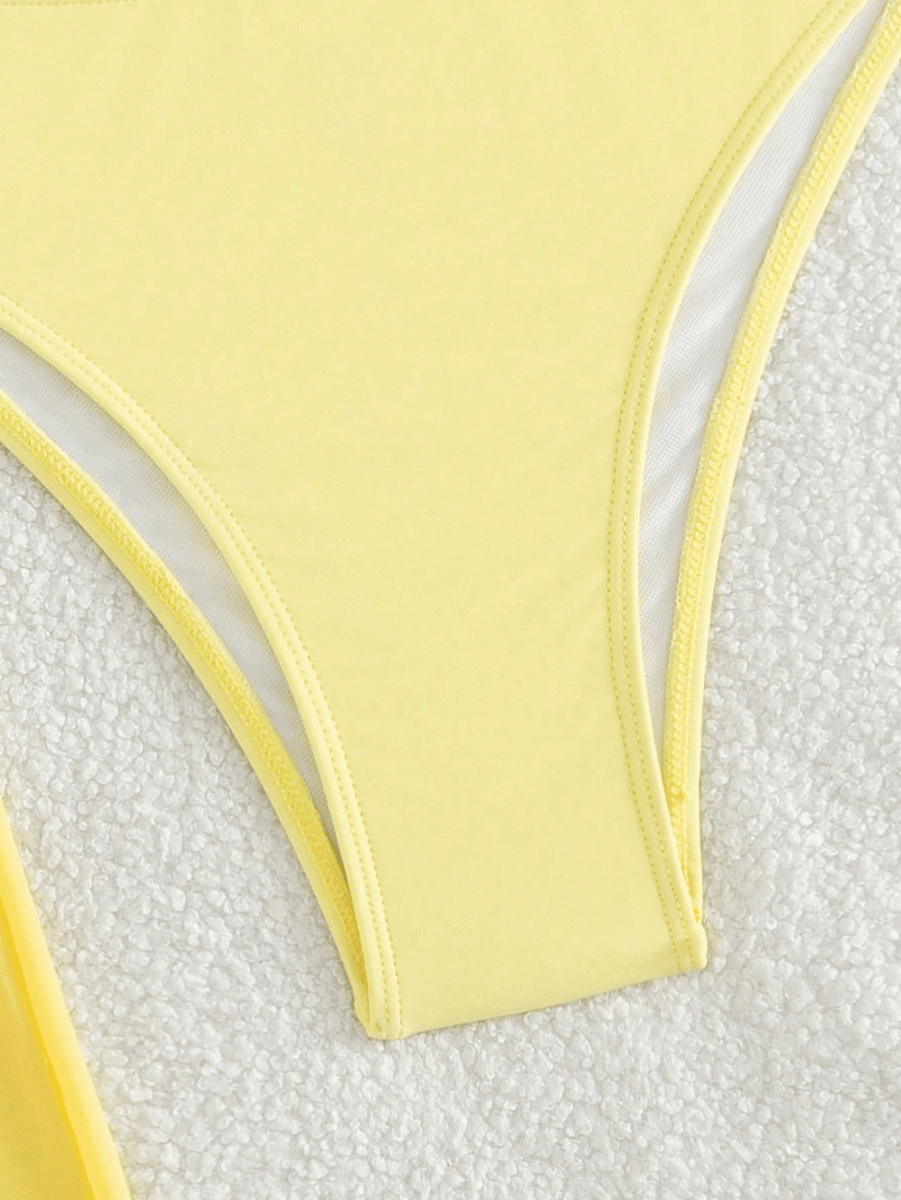 Set TriSolange – Bikini Bandeau Pantalón Semitransparente - MARYLUS