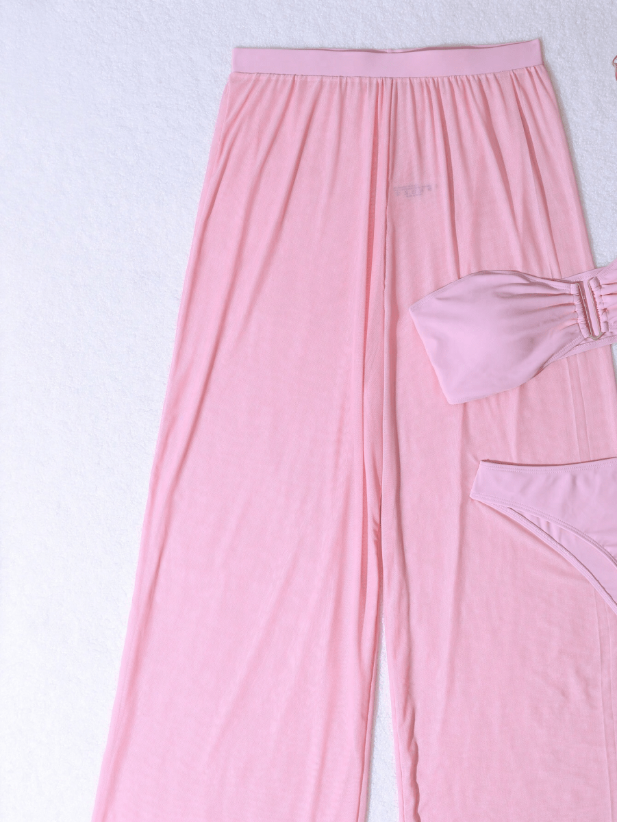 Set TriSolange – Bikini Bandeau Pantalón Semitransparente - MARYLUS