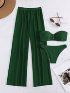 Set TriSolange – Bikini Bandeau Pantalón Semitransparente - MARYLUS