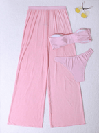 Set TriSolange – Bikini Bandeau Pantalón Semitransparente - MARYLUS