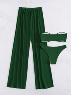 Set TriSolange – Bikini Bandeau Pantalón Semitransparente - MARYLUS