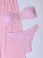 Set TriSolange – Bikini Bandeau Pantalón Semitransparente - MARYLUS