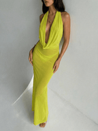 Vestido Sirena – Drapeado con Bajo Cola de Sirena - MARYLUS